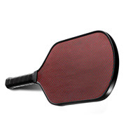 Meilleure Vente Raquette de Pickleball Hybride en Fibre de Carbone Rouge T700 14mm/16mm Thermoformée Surface Haute Adhérence Qualité Durable
