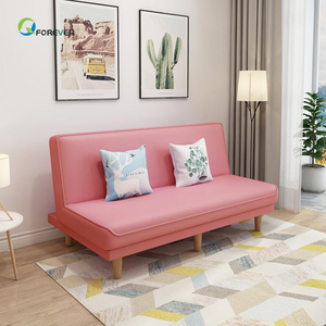 Simple <strong>Single</strong> Double Folding Lazy <strong>Sofa</strong> <strong>Bed</strong> with Storage &amp; Revolving Modern Fabric <strong>Sofa</strong> for Living Room &amp; Bedroom Use - Product Image 1