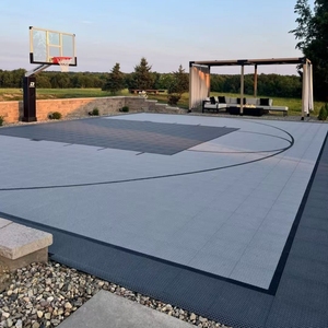 Revêtement de sol pour terrain de basketball de qualité supérieure, dalles en polypropylène à fixation rapide, tapis spécialisé pour terrain de campus - Product Image 4
