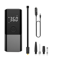 Manomètre numérique portable en ABS, gonfleur de pneus de voiture sans fil rechargeable 100W, lampe de secours, moniteur de pression des pneus