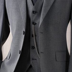 <span class=keywords><strong>Costume</strong></span> sur mesure pour <span class=keywords><strong>homme</strong></span> en tissu de laine et de bambou, avec élasticité, antibactérien et antistatique, costumes sur mesure en gros - Product Image 3