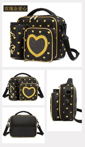 Sac isotherme imperméable en Oxford avec poche pour bouteille d'eau, sacs à déjeuner de dessin animé A-2625 - Product Image 6