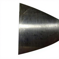 IMPA 613677 Couteau à enduire mural industriel en acier au carbone avec manche en bois marin 100 mm