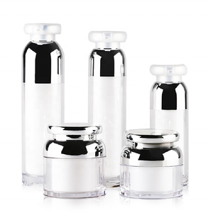 Chai Serum <span class=keywords><strong>Acrylic</strong></span> Không Có Không Khí Màu Trắng Bạc Sang Trọng 15Ml <span class=keywords><strong>30</strong></span> <span class=keywords><strong>Ml</strong></span> 50Ml 100Ml Bộ Lọ Và Lọ <span class=keywords><strong>Acrylic</strong></span> Chăm Sóc Da Mỹ Phẩm - Product Image 1