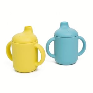 Silicone Baby <b>Sippy</b> With <b>Straw</b> Leakproof Kids Drinking <b>Cup</b> Toddler Mealtime Tableware Custom Logo Wholesale - Product Image 3