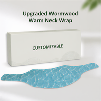 Al por mayor, personalizable, envoltura calefactora para cuello de moxibustión, de tela no tejida, con artemisia, autocalentable, certificado CE Clase I, para cuello y hombros