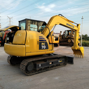 7ton Japan Komatsu pc70-8 used mini excavator EPA CE pc70 70-7 7ton <b>second</b> <b>hand</b> digger in good condition - Product Image 4