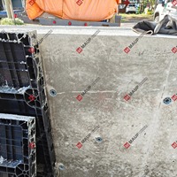 Kit de coffrage mural en béton manuel, modulaire, haute résistance, en ABS, réutilisable plus de 100 fois, pour économie de main-d'œuvre industrielle