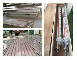 तेल ईंधन स्तर गेज उच्च गुणवत्ता ग्लास दृष्टि पक्ष-घुड़सवार चुंबकीय पानी तरल स्तर गेज - Product Image 5