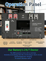 YIXIANG V3 Batería de Almacenamiento de Energía LiFePO4 de 15kWh 48V 200Ah, Apilable, con Aerosol Extintor de Incendios y BMS Inteligente
