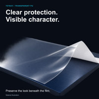 Film protecteur transparent en PU 3M7070UV, vente en gros, tailles personnalisées, rapports de tests RoHS et REACH disponibles