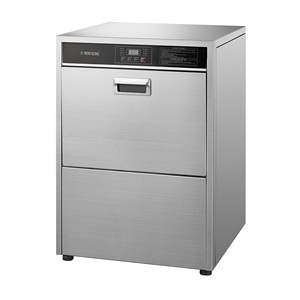 Lave-vaisselle électrique professionnel sous comptoir en acier inoxydable 304 avec pulvérisation rotative, commande numérique à une touche, porte frontale et faible niveau sonore - Product Image 2