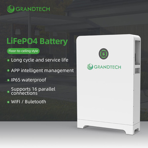 แบตเตอรี่ลิเธียมโซลาร์ Grandtech 48V 100Ah 200Ah 280Ah 5Kwh 10Kwh 14.34Kwh 15Kwh แบตเตอรี่ลิเธียมไอออน Powerwall - Product Image 4