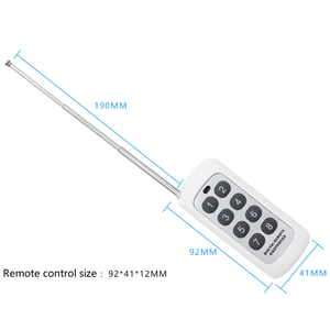 QIACHIP 433MHz 4 Button EV1527 <strong>Code</strong> Remote Control Switch RF Transmitter Wireless Key for <strong>Smart</strong> Home Garage Door Opener KT1004 - Product Image 6