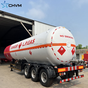 Semirremolque Cisterna <span class=keywords><strong>de</strong></span> Combustible GLP Usado <span class=keywords><strong>de</strong></span> 3 Ejes, 45000L / 50000L, Tanque <span class=keywords><strong>de</strong></span> Acero al Carbono o Aleación <span class=keywords><strong>de</strong></span> Aluminio, <span class=keywords><strong>Precio</strong></span> Accesible - Product Image 1