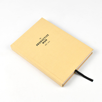 Carnet de planification à couverture rigide personnalisé OEM, écologique, avec reliure cousue, plastification et impression numérique sur papier d'art