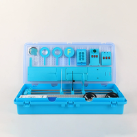 Kit d'expériences d'optique physique pour collégiens avec lentilles convexes et concaves, kit d'imagerie à trous sténopéiques en plastique, kit de réfraction de la lumière