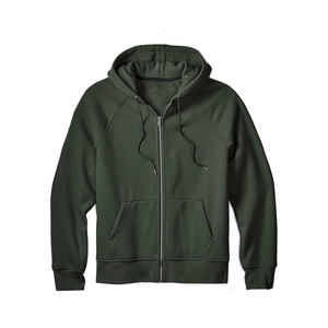 Sudadera con Capucha Clásica para Hombre, Cierre de Cremallera, 100% Algodón, Ajuste Clásico, Cómoda para Uso Diario en Invierno, Forro Polar Suave, Cálida, Duradera y Transpirable - Product Image 1