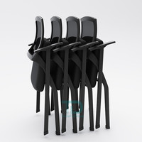 Chaise de formation pliable Foshan Spray Metal avec tablette d'écriture pour l'école, la salle de conférence, le bureau et les réunions