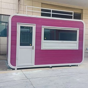 Quiosco de Comida Móvil Goldenflower, Estructura de Aluminio de 4.8M, Cápsula de Vidrio Templado, Estilo Moderno, Uso en Exteriores - Product Image 2