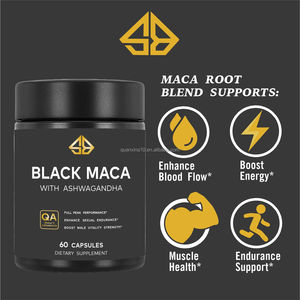 Suplemento Orgánico de Maca Negra y Ashwagandha para el Alivio del Estrés, Mejora de la Energía, Apoyo al Estado de Ánimo y al Sistema Inmunitario, 60 Cápsulas - Product Image 5