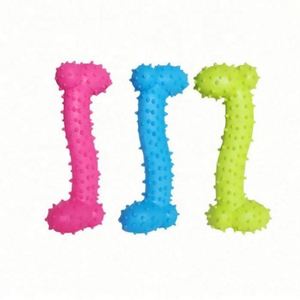 Juguetes para Perros con Forma de Corazón Coloridos y Personalizados, Juguete Masticable para Perros de TPR para Limpiar los Dientes - Product Image 2