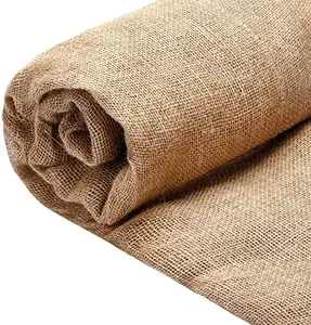 Jiahe Wholesale Hessian Cloth Jute Fabric Sack Roll Nature Jute Burlap Fabric Roll For Decoration