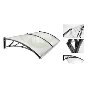 Auvent d'extérieur en Polycarbonate diy, pare-soleil <span class=keywords><strong>de</strong></span> porte et <span class=keywords><strong>de</strong></span> fenêtre, auvent <span class=keywords><strong>pour</strong></span> le <span class=keywords><strong>jardin</strong></span>, <span class=keywords><strong>abri</strong></span> <span class=keywords><strong>de</strong></span> pluie PC - Product Image 1