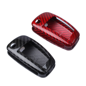 T-carbon-Funda de fibra de carbono para <span class=keywords><strong>llave</strong></span> de coche, accesorios para <span class=keywords><strong>Audi</strong></span> <span class=keywords><strong>A3</strong></span>, diseño a la moda - Product Image 1