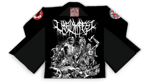 Custom Harn BJJ <strong>Gi</strong> Brazilian Jiu-Jitsu Uniform 450gsm Pearl Weave Sublimation Model A0-A6 Cotton Lining - Product Image 2