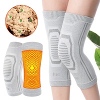 Genouillère de compression personnalisable en graphène et armoise, résistante au froid et chaude, pour la protection des genoux des seniors, hommes, femmes, pour la course et le sport