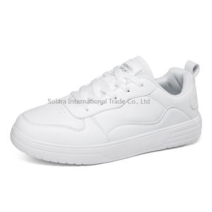 2025 New Arrival Ladies <b>Men</b> Slip-On Breathable Waterproof Casual Fashion Sports Running Sneakers Spring/Winter <b>White</b> Blank - Product Image 1