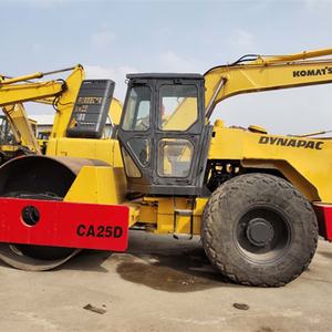 Rodillo Compactador de Suelo Usado Dynapac CA25D Reacondicionado, Motor de 75KW, Capacidad de Inclinación del 25%, Tambor Único, Bajo Costo de Mantenimiento, En Stock - Product Image 5