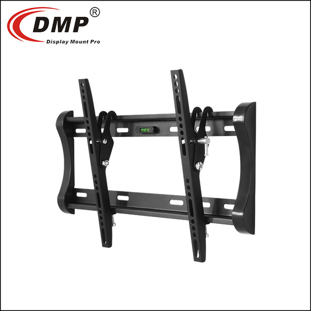 TV Bracket VESA 400X400 Slim Tilting Wall Mount for 23" to 55" TVs