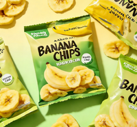 Sacs d'emballage alimentaire en plastique personnalisés avec logo imprimé en gros, sacs en plastique, en aluminium, en mylar, pour chips de pommes de terre, sacs pour chips de banane