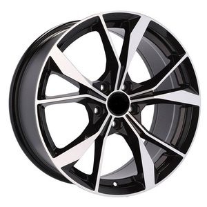 Cerchio in Alluminio JZB OEM Nuovo 17 Pollici 5x112 Finitura Nera Larghezza 9J Design Multirazze per Golf VIII <span class=keywords><strong>T</strong></span>-<span class=keywords><strong>Roc</strong></span> Touran B8 B9 - Product Image 2