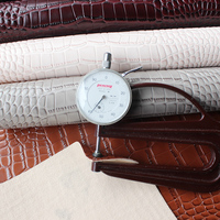 Cuir synthétique PVC imitation crocodile 1,0 mm pour sacs, sacs à main, bagages, portefeuilles
