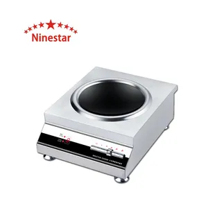 Big Power Use for Hotel Restaurant Commercial Induction Wok Cooker 5000W