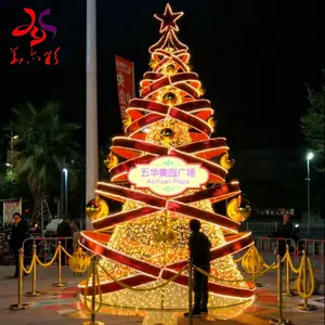 2023 baru bingkai logam besar dalam ruangan pohon Natal dekorasi Natal luar ruangan komersial pohon Natal besar