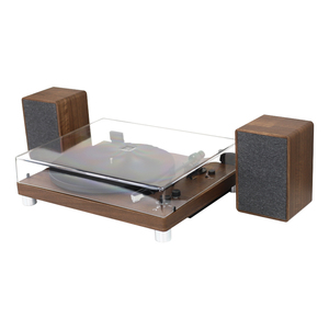 Sistema de Música Profesional para el Hogar, Radio AM/FM, Gramófono Retro, Tocadiscos de Vinilo LP, Reproductor de CD, Fonógrafo, Grabador - Product Image 2