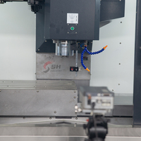 Centre d'usinage CNC vertical 4 axes VMC1160, commande GSK, broche BT40, guidages linéaires simples Taiwan Hiwin, 8000 tr/min