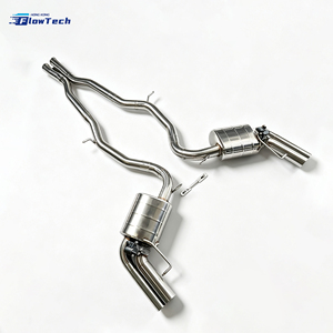 ระบบท่อไอเสียแบบ Catback วาล์วควบคุมประสิทธิภาพสูง สำหรับรถยนต์ Mercedes S63 Coupe C217 W222 M177 4.0T V8 ผลิตจากสแตนเลส 304 - Product Image 4