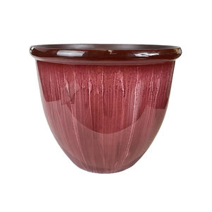 Vasi per Fiori in PP Multicolore Sfumato con Texture, 8"12"14"16", Fioriere Lucide con Bordo Largo, Fori di Drenaggio, Leggeri e Resistenti per Casa e Giardino - Product Image 2