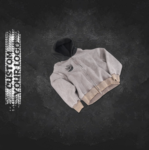 Sudadera con Capucha de Invierno para Hombre 100% Algodón - Corte Holgado, Tejido de Felpa Grueso, Acabado Lavado, Logotipo Personalizado Impreso en la Parte Delantera, Suave - Product Image 4