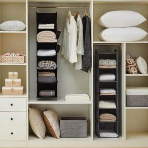 Organiser Hanging Shelf <b>Shoes</b> Clothing Fabric Hanging Storage <b>Wardrobe</b> Hanging Storage Clothing Hanging Storage - Product Image 5