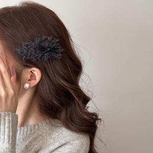 กิ๊บติดผมรูปโบว์น่ารักสำหรับเด็กผู้หญิง ใช้ได้ทุกวันในงานปาร์ตี้ ฤดูใบไม้ร่วงและฤดูหนาว - Product Image 6