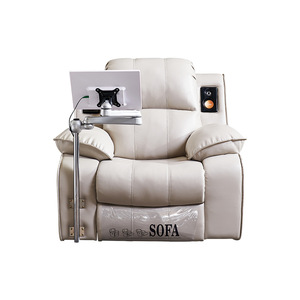 Silla de masaje eléctrica de cuero con asiento de alta resistencia para sala de consultorio psicológico y sala de estar - Product Image 4