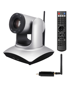 Caméra de visioconférence FHD 1080P sans fil 5.8G PTZ pour salle de réunion, zoom optique 10X pour réunions, diffusion en direct, églises MW3058 FHD 1080P Vidéo - Product Image 1