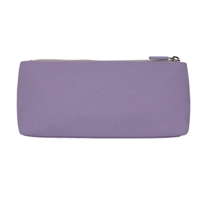 Estuche para lápices SENDA personalizado de nailon morado con doble cremallera |   Bolsa de Papelería Resistente al Agua para la Escuela y la Oficina - Product Image 3