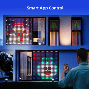 Smarte APP-gesteuerte RGB-Lichtvorhänge mit 16 Millionen Farben, DIY-Lichterkette, IP65 LED-Lichterkette für Feiertage/Partys, Fensterdekoration - Product Image 5